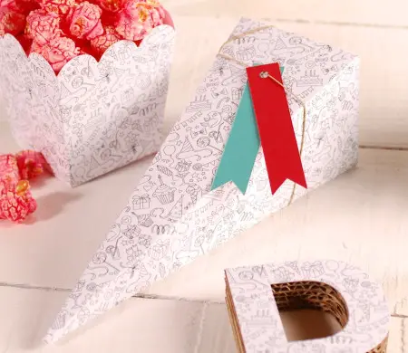 Simple cone-shaped box...