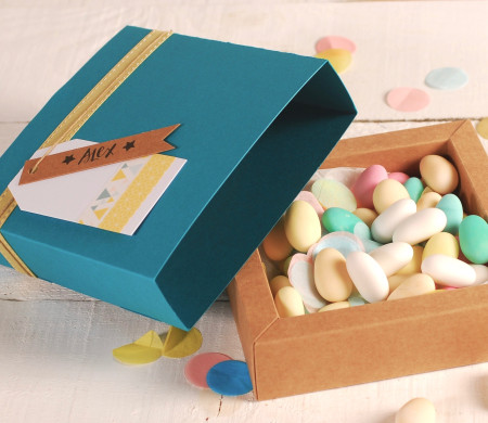 Quadratische Schachtel Fur Zuckermandeln | SelfPackaging