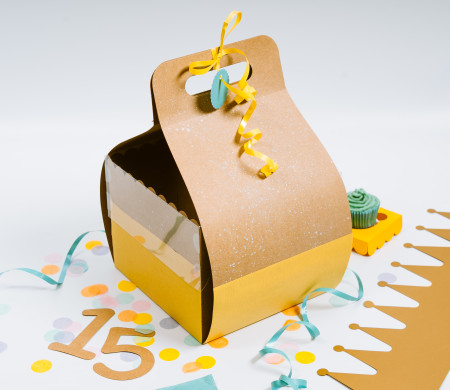 Scatola para tarta de cumpleaños Scatola para tarta de cumpleaños