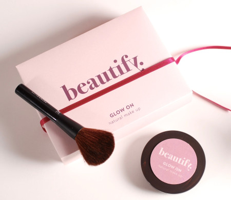Packaging rosa para productos en polvo Packaging rosa para productos en polvo