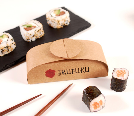Box For Three Pieces Of Sushi | SelfPackaging
