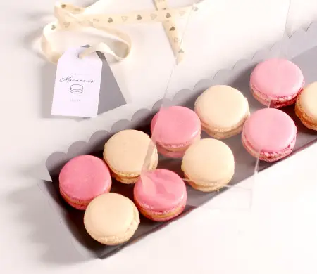 Caja alargada para macarons...