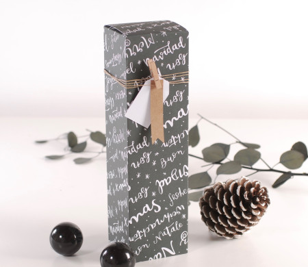 Scatola di vino individuale di Natale Scatola di vino individuale di Natale
