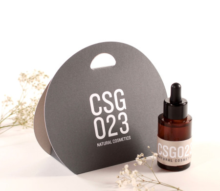 Elegante borsa in cartone per cosmetici