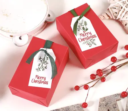 Caja de regalo con cinta...