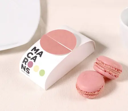Caja para dos macarons...