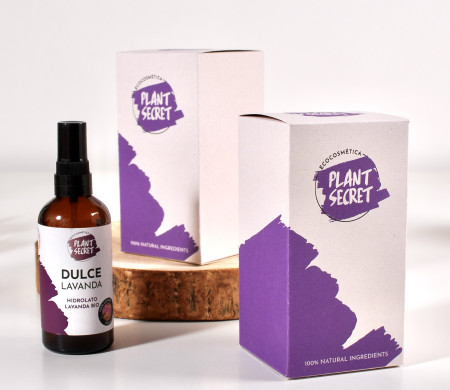 Caja para bruma de lavanda natural