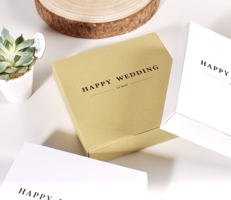 Elegant wedding gift box