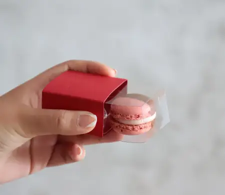 Scatola singola per un macaron
