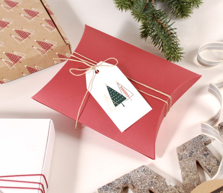 Boîte à bijoux avec décoration écologique | SelfPackaging