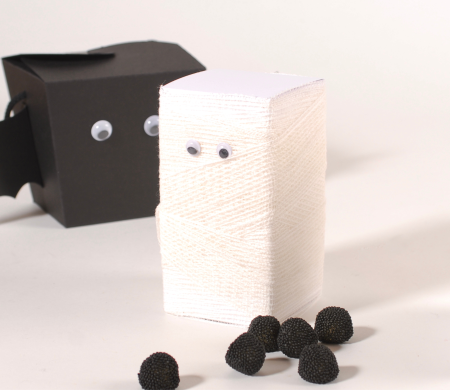 Mummy box for Halloween candy