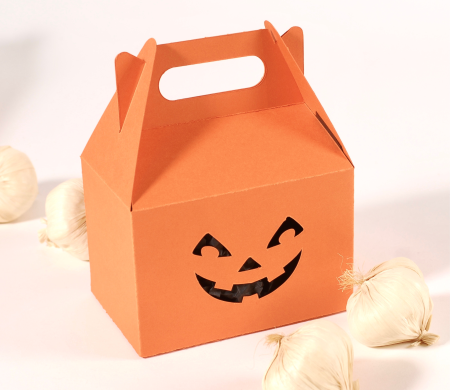 Pumpkin Box with Mischievous Smile for Halloween | SelfPackaging