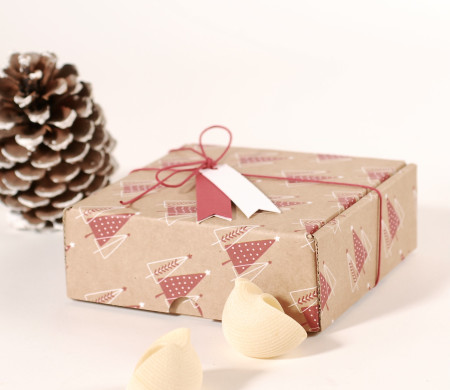 Weihnachtskarton für kleine Geschenke