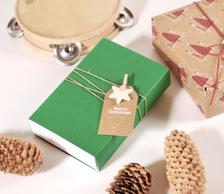 Boîte de Noël en carton pour les chocolats Boîte de Noël en carton pour les chocolats