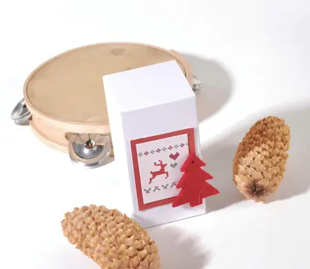 Boîte de parfum allongée de...
