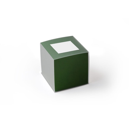 Caja de Cartón para Pequeños Regalos en Forma de Cubo