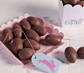 Transparente Schachteln für Schokolade-Eier