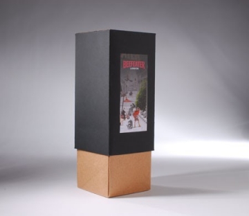 Bicolour gift box for bottles
