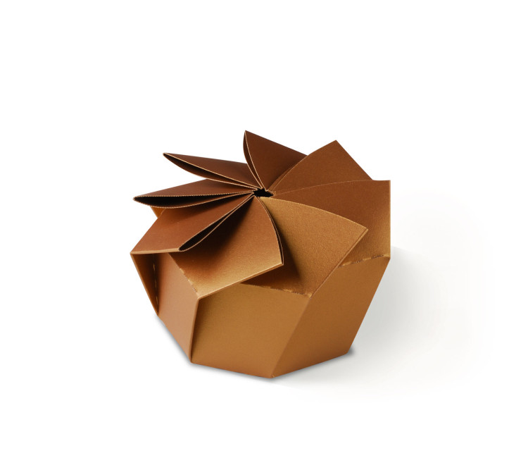 Boîte Cadeau Originale avec Plis en Forme de Fleur Boîte Cadeau Originale avec Plis en Forme de Fleur