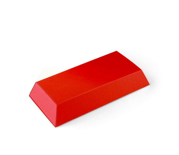 Caja de Cartón para Bombones en Forma de Lingote Caja de Cartón para Bombones en Forma de Lingote