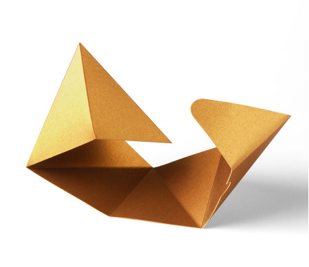 Boîte Cadeau Triangulaire pour Bijoux et Boutiques