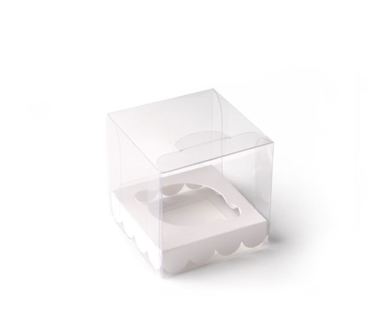 Caja Transparente para Un Cupcake Caja Transparente para Un Cupcake