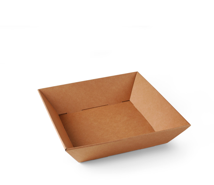 Quadratische Kartonschale Quadratische Kartonschale