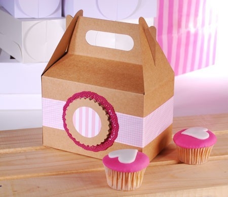 Picnic box for cupcakes