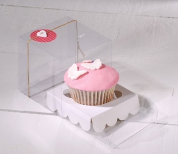 Caja para un cupcake para comunión