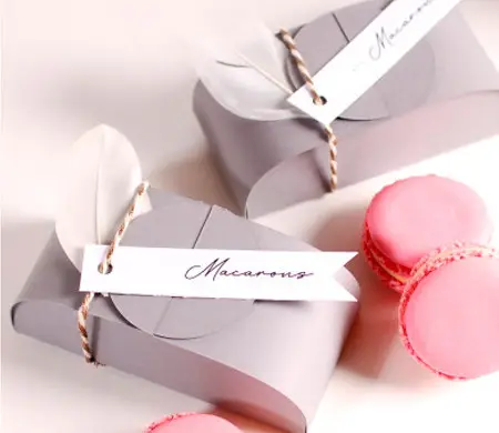 Box for two macaroons