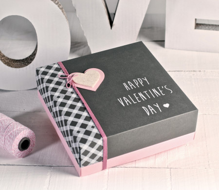 Boîte cadeau romantique Saint-Valentin | Détails