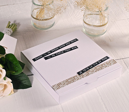 Caja Sencilla para Invitaciones de Boda Caja Sencilla para Invitaciones de Boda