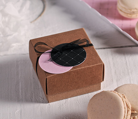 Petite Boîte à  Macarons Avec Couvercle