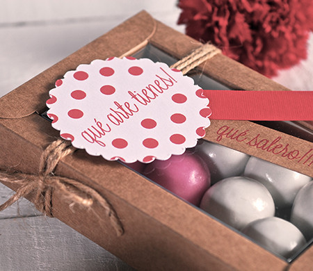 Clear boxes for sugared almonds
