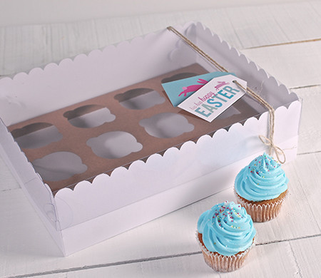 Cajas Altas para 12 Cupcakes Cajas Altas para 12 Cupcakes