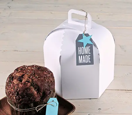 Box for homemade cakes