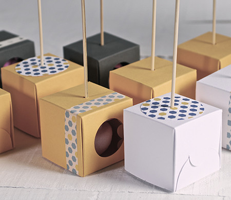 Scatola per un solo cake pop Scatola per un solo cake pop