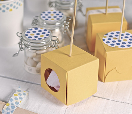 Caja para un Cake Pop Caja para un Cake Pop