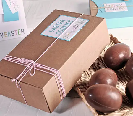 Cardboard boxes for Easter...