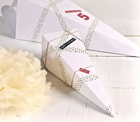 Cardboard boxes for sweets