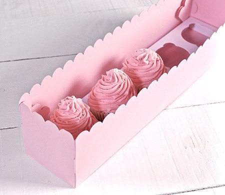 Boîtes pour 5 Cupcakes | Packaging Pâtisserie