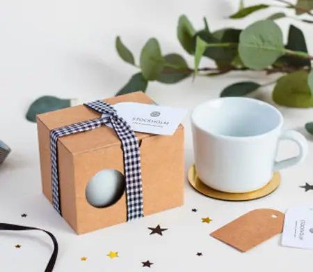 Boîte cadeau pour tasses...