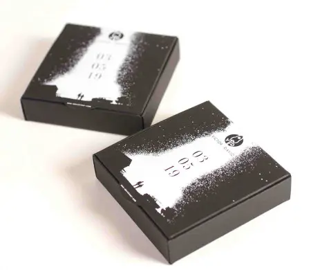 Caja regalo boda negra