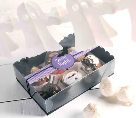Box for six seasonal cupcakes