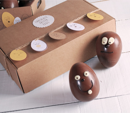 Self-assembly box for Easter