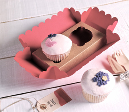 Little box for 2 cupcakes