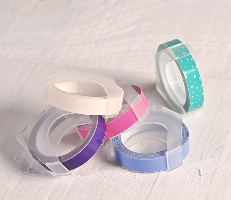 Rubans étiqueteuse "Dymo" tons pastel