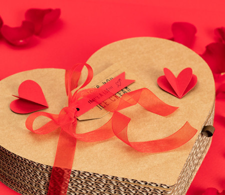 3D Hearts to Decorate Presents