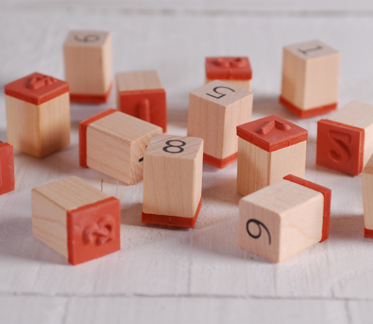 Stamp number set