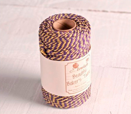 Cordón Baker’s Twine en dos colores para decorar regalos